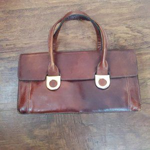 Italian leather shoulder bag